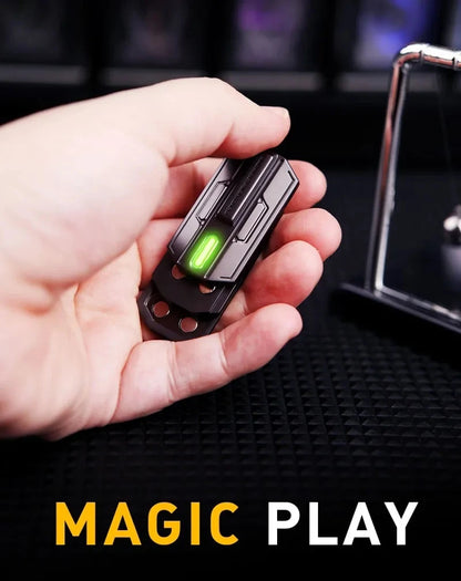 Luminous Fidget Slider Magnetic Haptic Slider EDC Fidget Clicker Adult Fidget Toys ADHD Tool Anxiety Stress Relief Toys