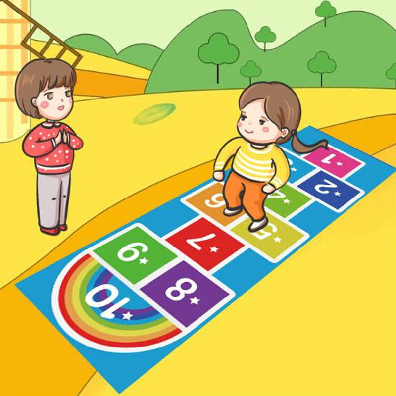 Hopscotch Hand And Feet Mat Games For Kids Sports Entertainment Balance Stapstenen Autism Sensory Toys Giochi Per Bambini