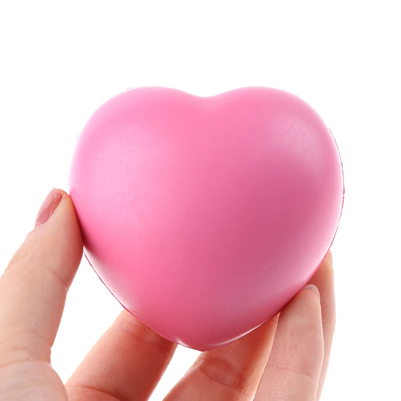 1 Piece Heart Shaped Stress Ball For Kids Adults Anxiety Relief Autism Therapy Sensory Toys for Special Needs