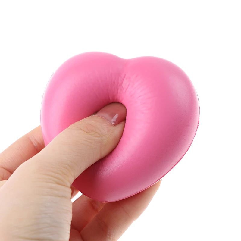 1 Piece Heart Shaped Stress Ball For Kids Adults Anxiety Relief Autism Therapy Sensory Toys for Special Needs