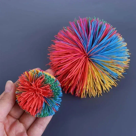 6/9 Cm Rainbow Color Sensory Funny Stretchy Ball Baby Stress Relief Kids Autism Special Needs Decompression Toy