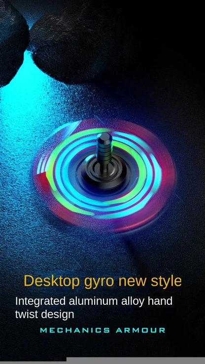 Fidget Toys Metal Hand Spinner Desk EDC Gyro Luminous Gyro scope Stress ADHD Relief Creative Toys for Men Adults Kids Antiestres