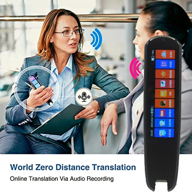 Scan Reader Pen Translatorand Reading Pen For Dyslexia Autism Smart Voice Scan Translator Pen 134 Languages Translation Durable