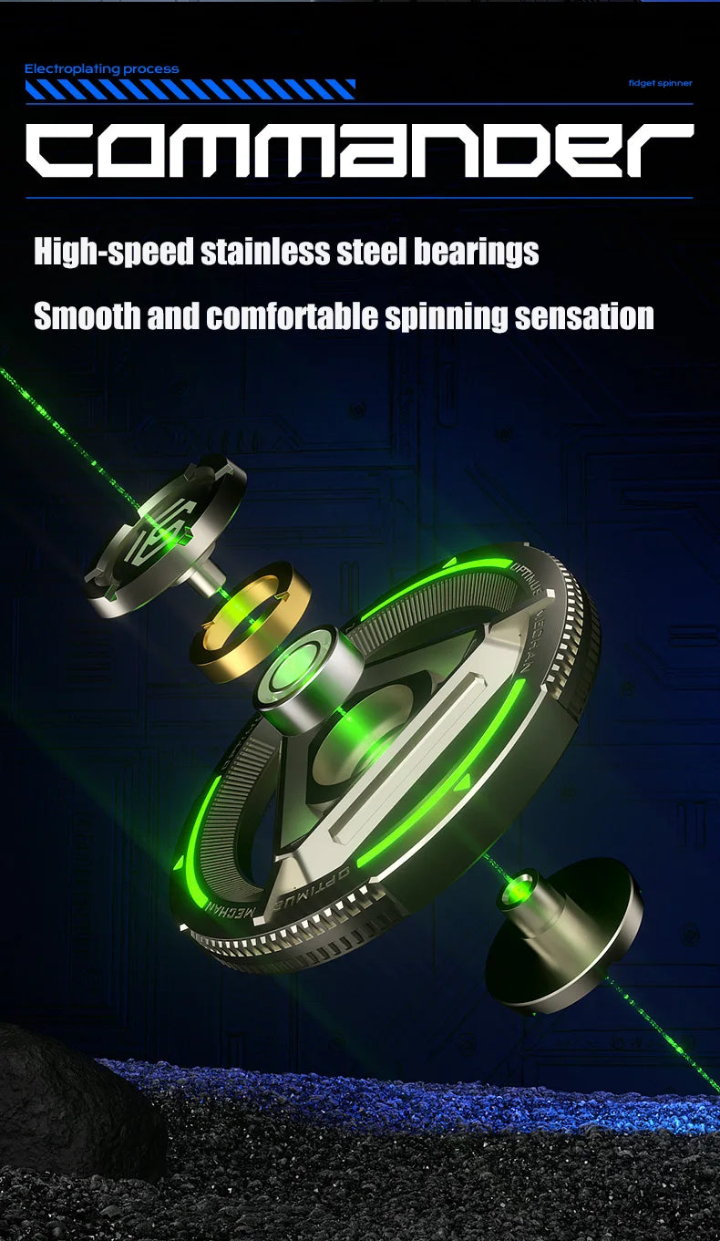 Fidget Spinner Metal Desk Toys Antistress for Adults Autism Children Fingertips Gyro Cool Stuff Gyroscope Birthday Gift