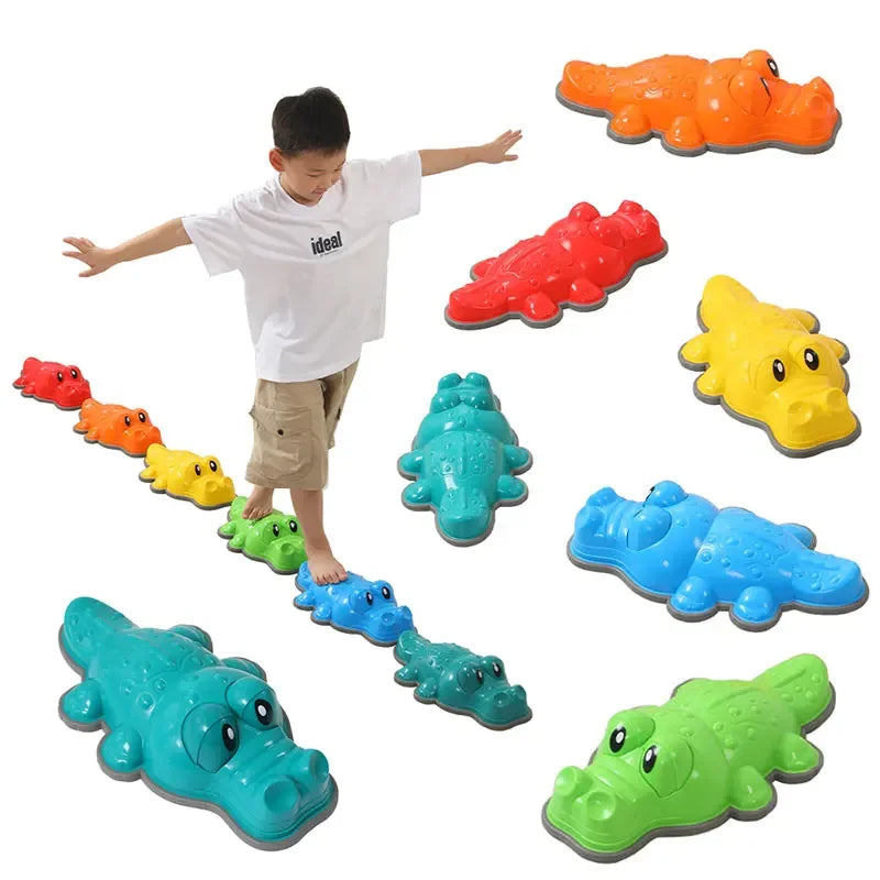 Children Balance Stepping Stones Toy Foot Tactile Sensory Integration Training Parish Party Game Autism Kids Outdoor Social Game