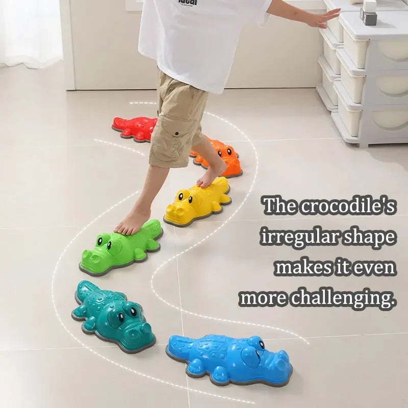 Children Balance Stepping Stones Toy Foot Tactile Sensory Integration Training Parish Party Game Autism Kids Outdoor Social Game