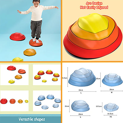 Children Balance Stepping Stones Toy Foot Tactile Sensory Integration Training Parish Party Game Autism Kids Outdoor Social Game