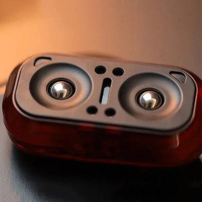 Gao Studio PC Owl rotates Push Fidget Slider Magnetic Haptic Slider EDC Adult Fidget Toys ADHD Tool Anxiety Office Stress Relief