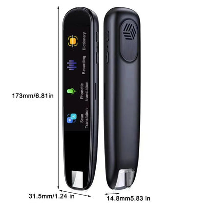 Translator 112 Languages Reading Pen For Dyslexia Autism Smart Voice Portable Scanner Pen Instant Smart Voice Translator Device