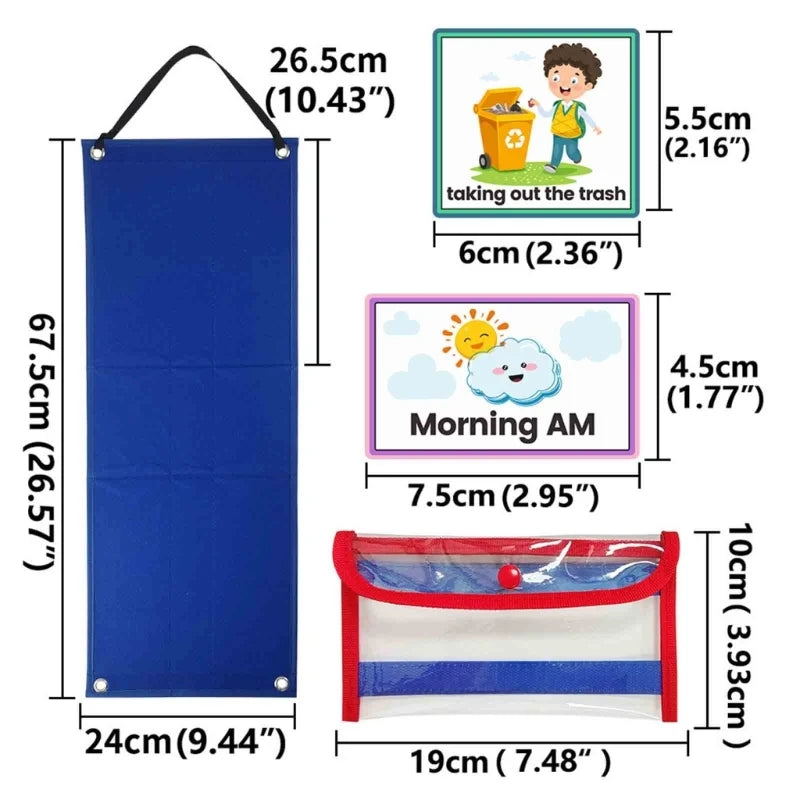 Visual Schedule for Kids Daily Schedule for Kids Autism and ADHD Friendly