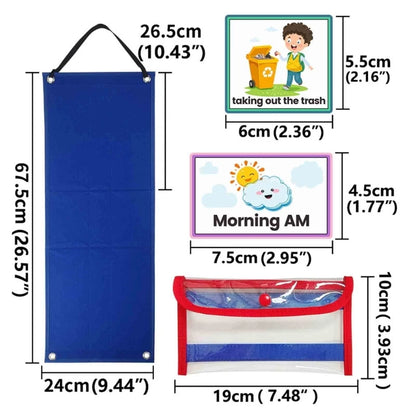 Visual Schedule for Kids Daily Schedule for Kids Autism and ADHD Friendly