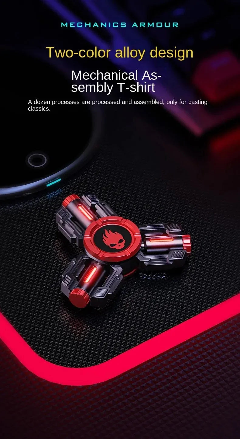 Fidget Toys Metal Hand Spinner Desk EDC Gyro Luminous Gyro scope Stress ADHD Relief Creative Toys for Men Adults Kids Antiestres