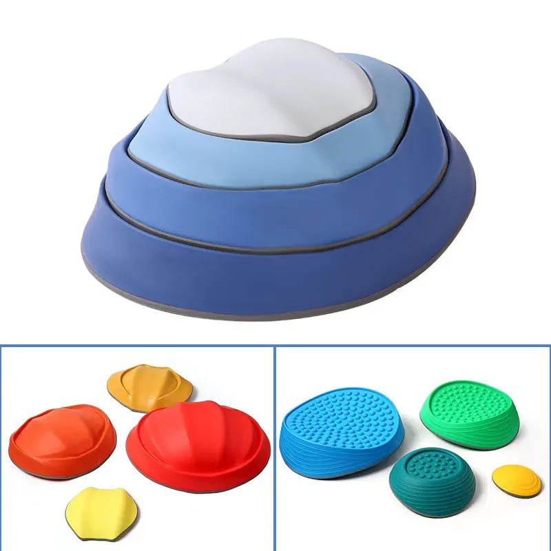 Children Balance Stepping Stones Toy Foot Tactile Sensory Integration Training Parish Party Game Autism Kids Outdoor Social Game