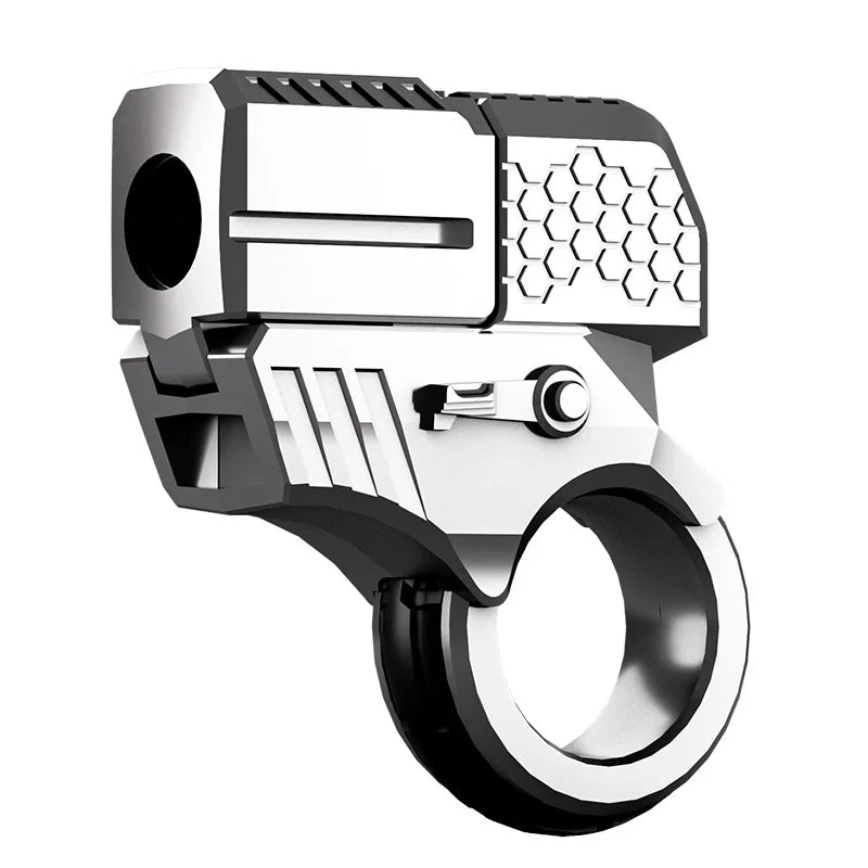 Alloy Gun Fidget Ring EDC Fidget Spinner Metal Hand Spinner Adult Fidget Toys ADHD Tool Anxiety Stress Relief Toys Office Toys