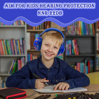 ZOHAN Kid Hearing Protection Earmuffs Ear Defenders Safety Noise Reduction Earmuff NRR 25dB For Toddlers Children Autism