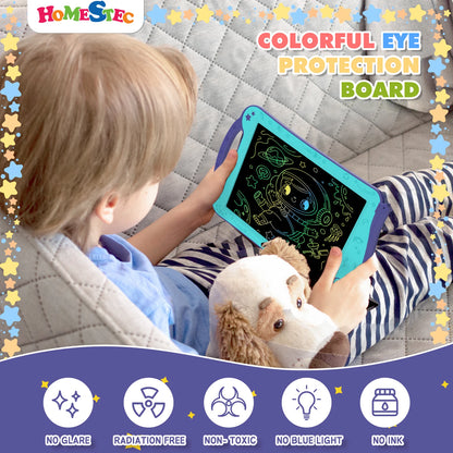 AstroDraw Colored Drawing Tablet for Kids Travel Activities Toy Space Doodle Board Autism Sensory Toddler Gifts for Birthday