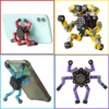 4PCS Transformable Fidget Spinners Stress Relief Sensory Toys Fingertip Gyros Spinner Party Favors for ADHD Autism Kids Adults - Image 3