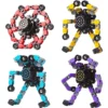 4PCS Transformable Fidget Spinners Stress Relief Sensory Toys Fingertip Gyros Spinner Party Favors for ADHD Autism Kids Adults - Image 7