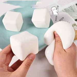 Squishy Tofu Stress Balls Autism Sensory Toys Stress & Anxiety Relief Fidget Toys Dough Water Ball Gifts Bulk for Adults Kids