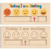 ﻿ 'Today I Am Feeling' Wooden Sign, Emotion Sign, Early Learning Emotion Sign, Nonverbal Autism Sign for Therapy - Image 6