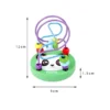 Baby Montessori Educational Math Toy Kids Circles Bead Wire Maze Roller Coaster for Children Montessori Wooden Toys Wood Puzzles - Image 11