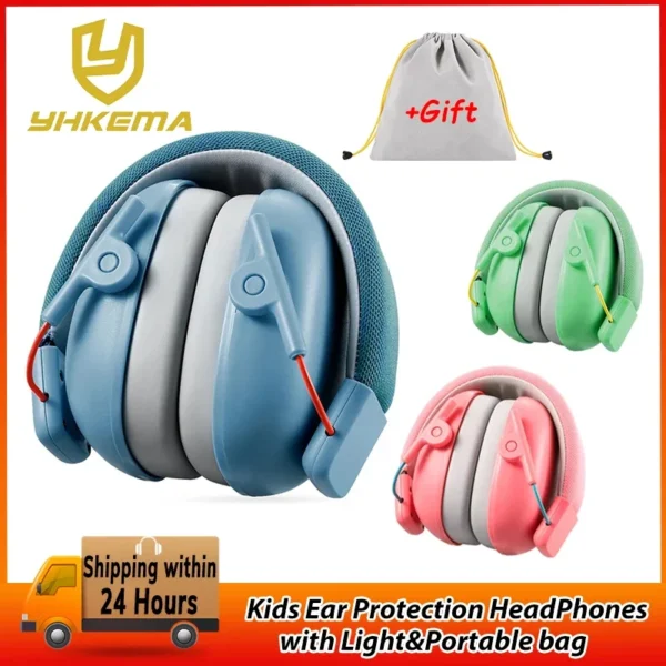 K40 Kids Ear Protection Noise Cancelling Earmuff, SNR 27dB Hearing Protection with Portable Case for Autism,Children,Toddler